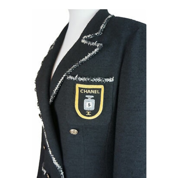 Chanel 05C The Devil Wears Prada Double Breasted Perfume Crest Jacket Size 40 - Picture 5 of 8